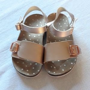 Cat and Jack gold sandles